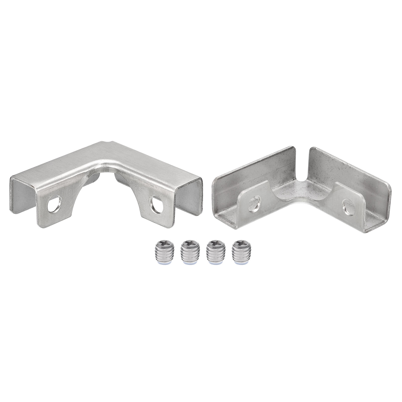 Glass Fixing Clip, 2 Pack for 1012mm 304 Stainless Steel Lshaped