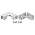 thumbnail image 1 of Glass Fixing Clip, 2 Pack for 6-10mm Aluminum Alloy L-shaped Glass Connector, 1 of 5