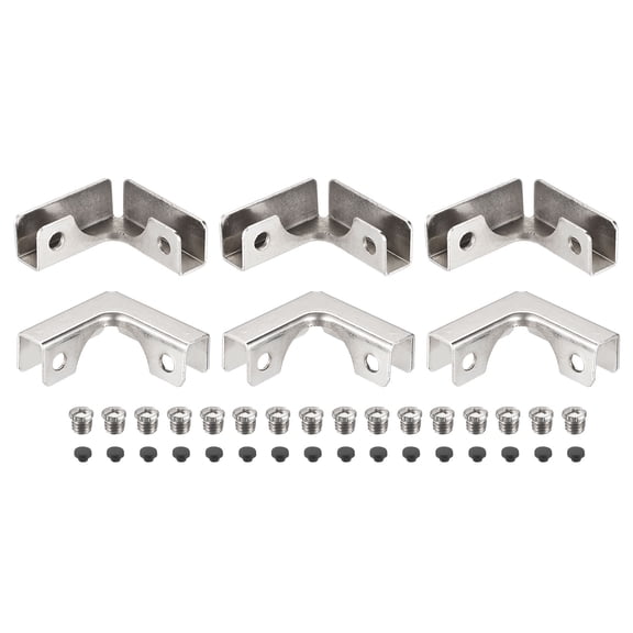 Glass Fixing Clip, 6 Pack for 6-10mm L-shaped Glass Combination Fixing Bracket
