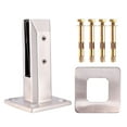 Glass Fixing Tool Fence Clamp Brackets for Shelves Hardware Brackets