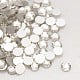 Glass Flat Back Rhinestone Grade A Back Plated Faceted Half Round Crystal 3.8~4mm