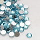Glass Flat Back Rhinestone Grade A Back Plated Faceted Half