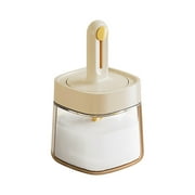 Glass Flavoring Jars, Household Kitchen Flavoring Jars, Spice Storage Containers with Retractable Spoons