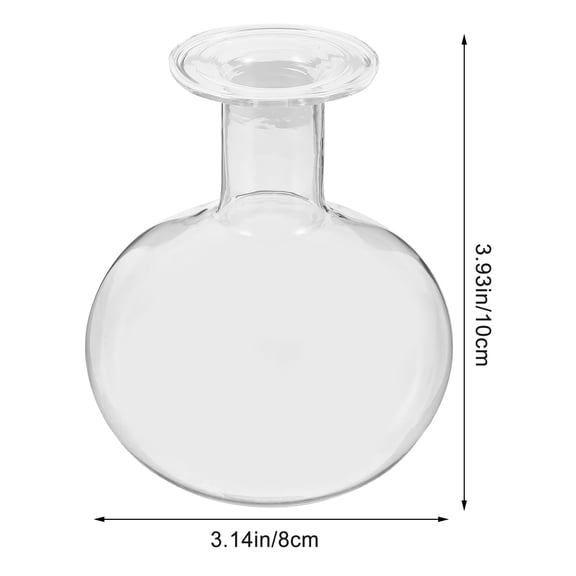 Raindrops Clear Glass Flower Vase for Home Decor, Transparent , Stylish Storage Solution, Easy to Clean