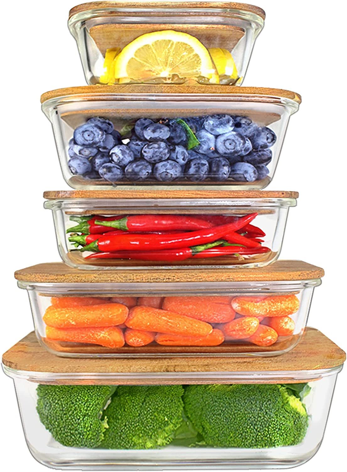 Mainstays Plastic Food Storage Containers with FlipTop Lids, Set of 3