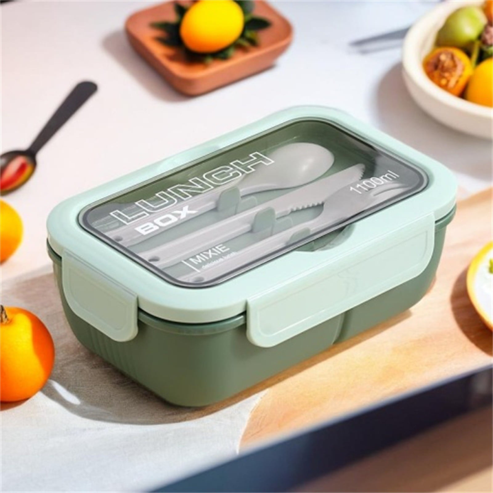Glass Food Storage Containers with Dividers Meal Planning Containers