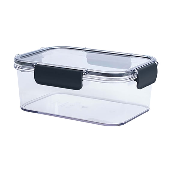 Glass Food Storage Containers with Lids | Airtight Leak-Proof Refrigerator Organizer Set | Microwave-Safe Fresh-Keeping Box for Fruits Vegetables Lunch | 3-Piece Set with 450ml 800ml 1100ml Sizes