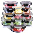 Glass Food Storage Containers Microwave Oven Freezer Safe Food