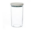 thumbnail image 1 of Glass Food Storage Containers,Moisture-proof Plastic Transparent Jar With Lid Food Grade Grain Storage Box, 1 of 1