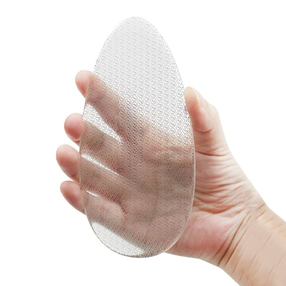 Glass Foot File Callus Remover, Reusable Pedicure Tool for Feet, Gentle Heel Scraper for Hard Dead Skin, Exfoliator for Dry Cracked Heels, Multiple Colors