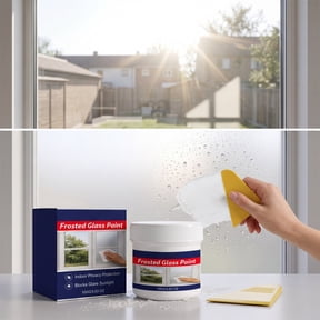 Glass Frosted Film, Privacy Protection Window Coating, Waterproof Light Blocking Decorative Paste, Sliding Door Bathroom And Home Window Surface Enhancement Solution