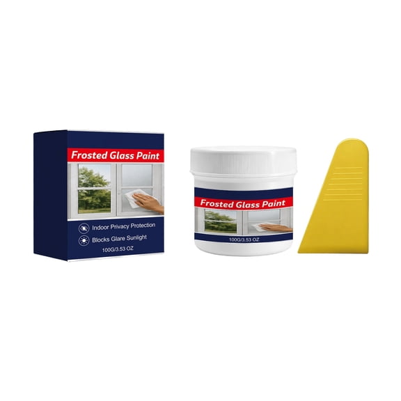 Glass Froster Protection for Sliding Doors Bathrooms and Windows Creates A Even Film for Light Blocking and Waterproofing