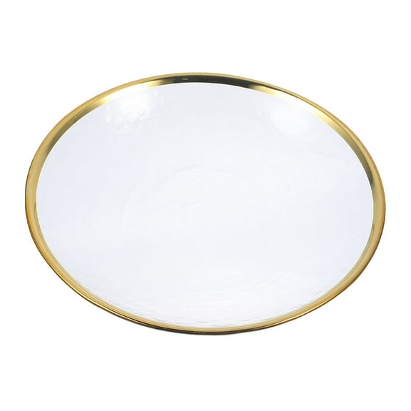 Glass Fruit Plate Glass Food Salad Plate Glass Food Plate with Home Supplies