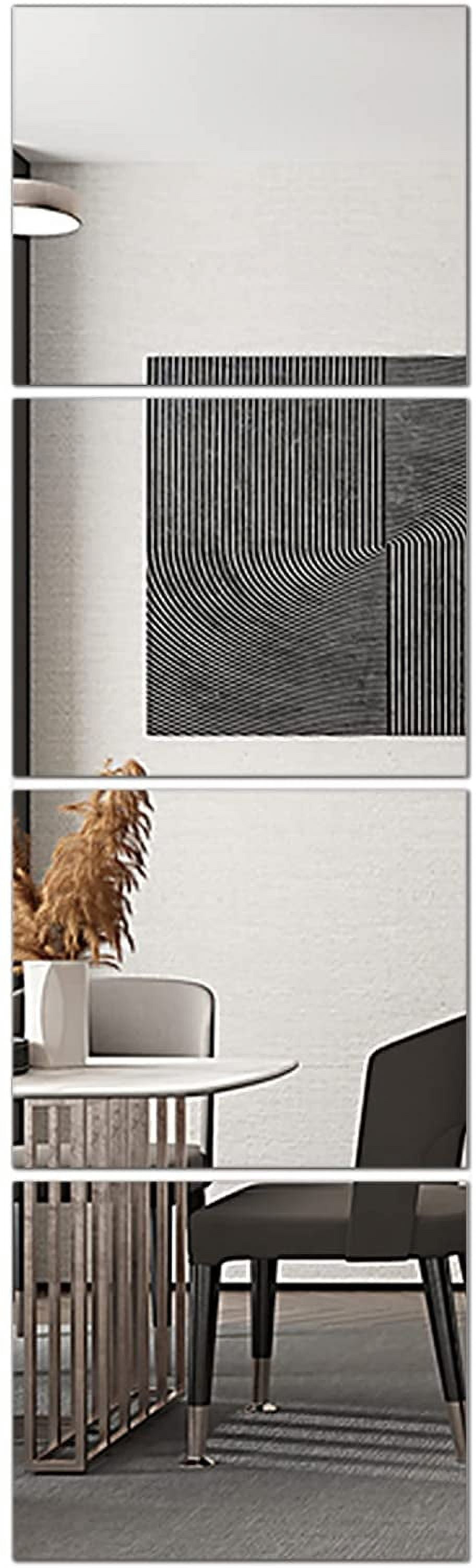 Frameless Glass Full Length Wall Mirror Tiles, 14'' x 12''