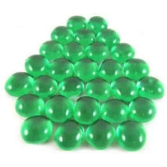 Glass Gaming Stones Chessex Light Green (25)