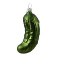 thumbnail image 1 of Glass German Pickle (dark green matte), 1 of 2