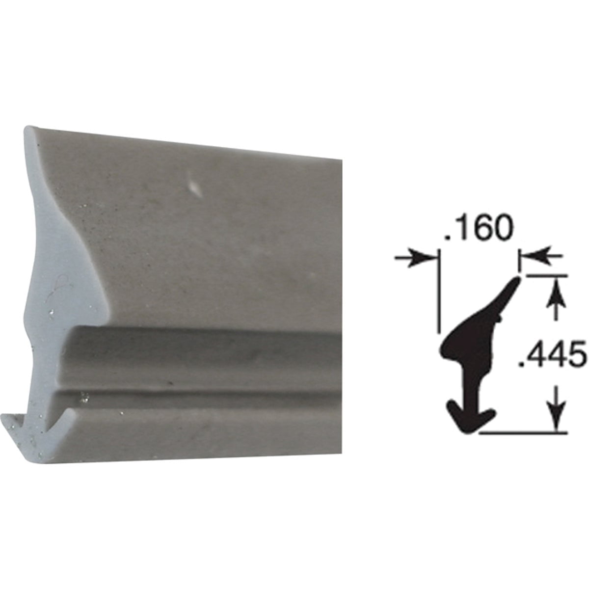 Glass Glazing Spline, Gray Vinyl, 200 ft. - Walmart.com