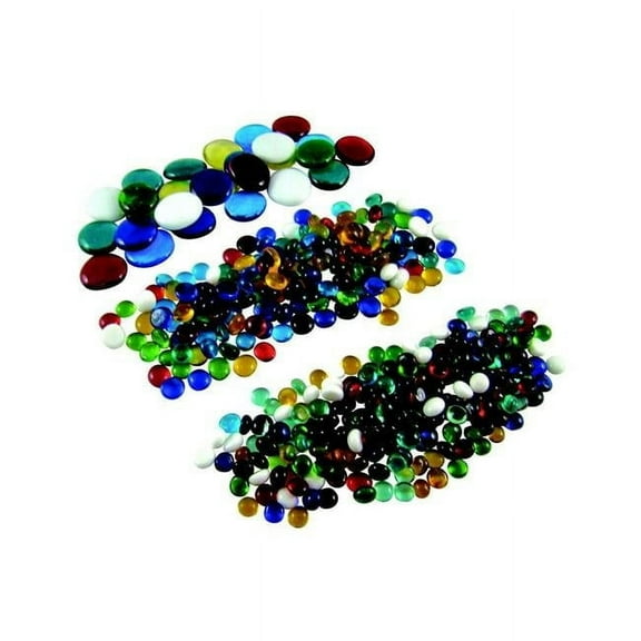 Glass Globs Set, Assorted Size, 3 lbs, Assorted Color