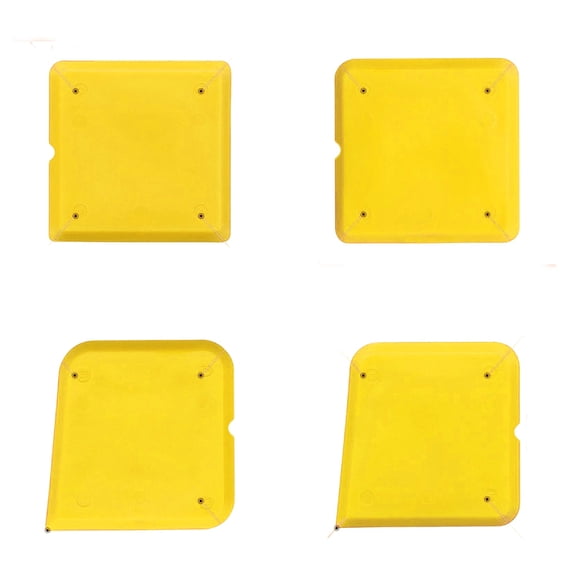 Glass Glue Remover, Multi-Functional Grout Scraper Tool Set for Caulking, Sealant & Adhesive Removal, Bathroom Kitchen Window Tile Wall Floor Cleaning, 4 Pcs Silicone Scraping Kit