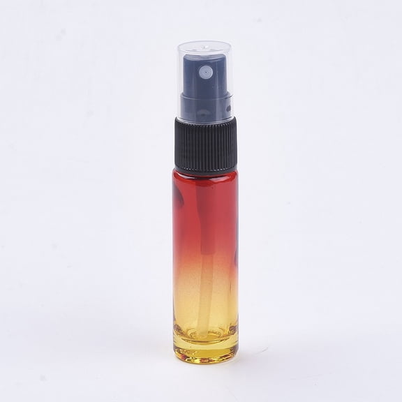 Glass Gradient Color Spray Bottle Colorful 9.6x2cm Capacity: 10ml