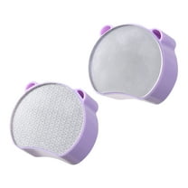 Glass Hair Remover, Foot Repairer, 2 IN 1 Ergonomic Hair Removal Instrument and Foot Scrubber for Smooth Skin, Safe and Easy to Use, Portable Crystal Epilator Suitable for All Skin Types