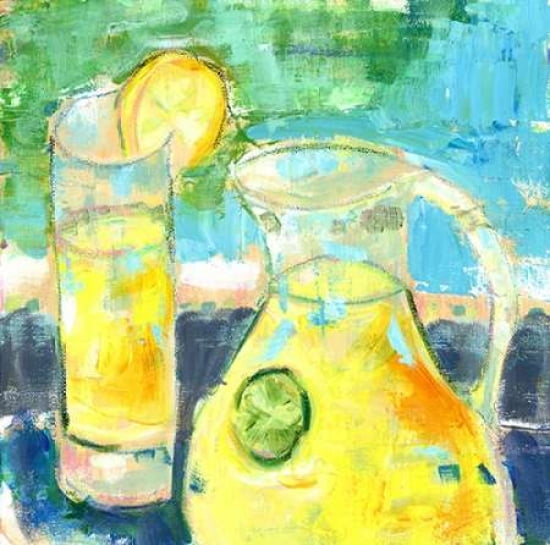 Glass Half Full Canvas Art - Pamela J Wingard (24 x 24)