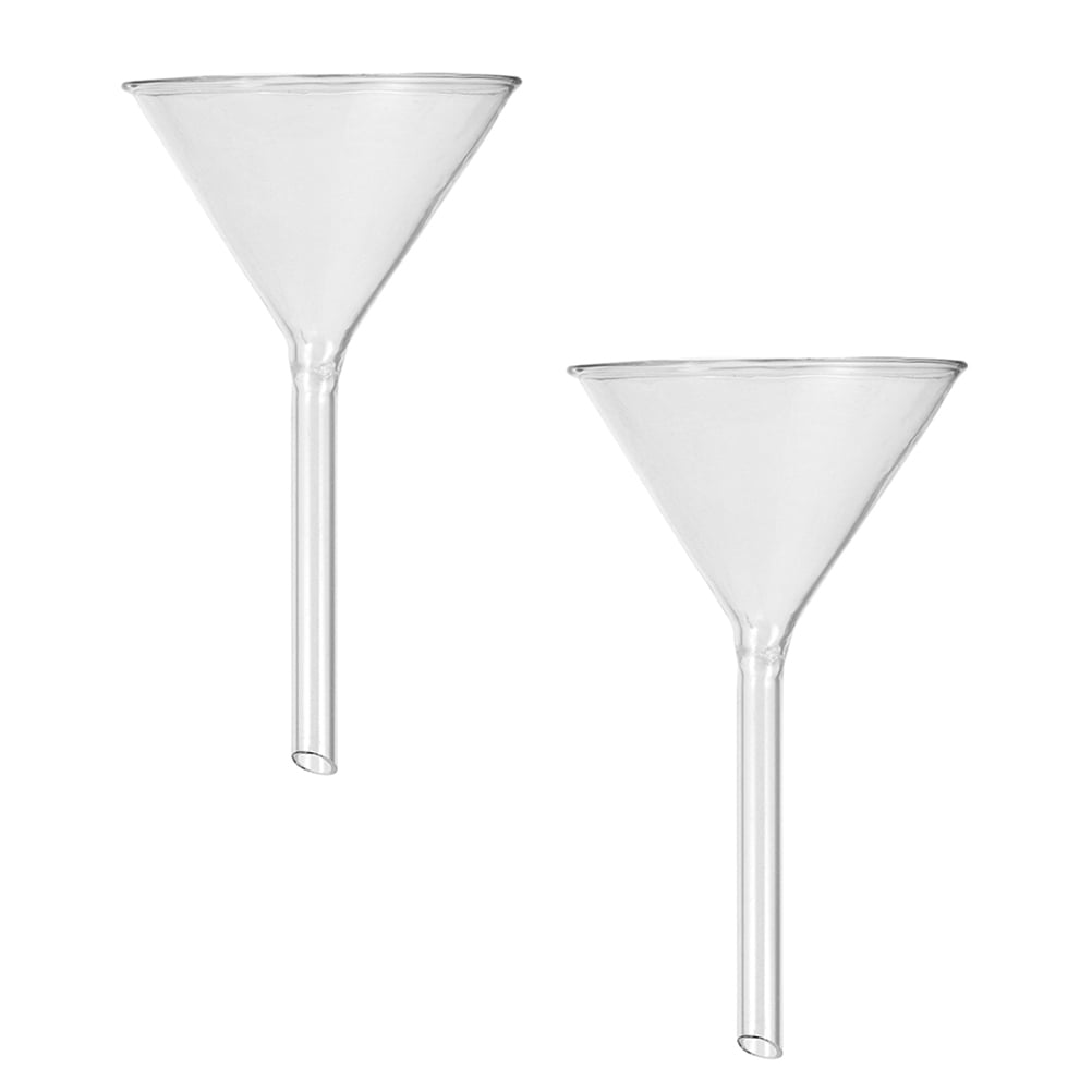 Glass Heavy Wall Funnel Borosilicate Glass Funnel, Long Stem 160mm