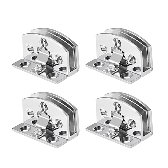 Glass Hinge Adjustable Clamp for 5-8mm Thickness 4Pcs