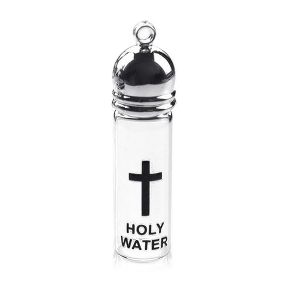 Glass Holy Water Bottle With Lid Praying Bottle Holy Water Empty Container For Religious Ceremonies And Home Altars