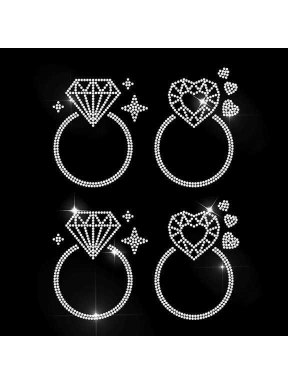 Glass Hotfix Rhinestone Iron on Appliques Costume Accessories for Clothes Bags Pants Ring 297x210mm diy