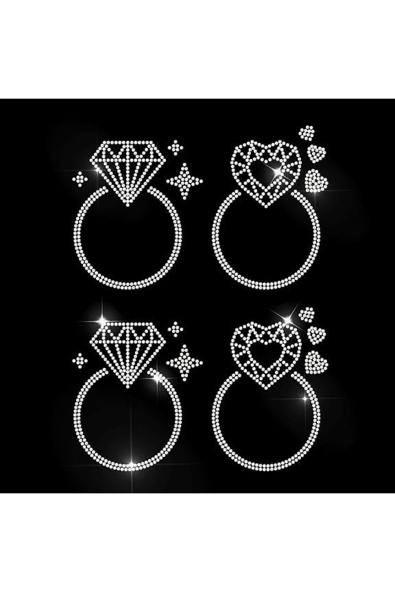Glass Hotfix Rhinestone Iron on Appliques Costume Accessories for Clothes Bags Pants Ring 297x210mm