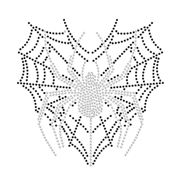 Glass Hotfix Rhinestone Iron on Appliques Costume Accessories for Clothes Pants Spider 297x210mm