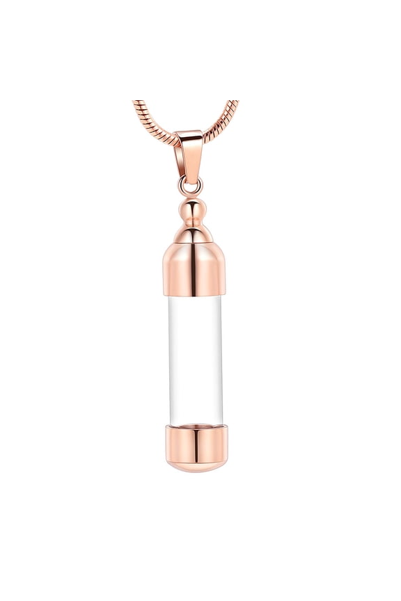 Glass Hourglass Cremation Jewelry for Ashes Urn Necklace Lockets Memorial Jewelry