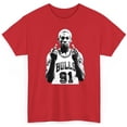 thumbnail image 1 of Glass House Apparel Dennis FU Rodman Bulls T Shirt Unisex Short Sleeve Graphic Tees, 1 of 1