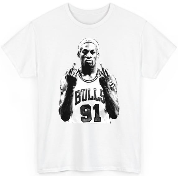 Glass House Apparel Dennis FU Rodman Bulls T Shirt Unisex Short Sleeve Graphic Tees