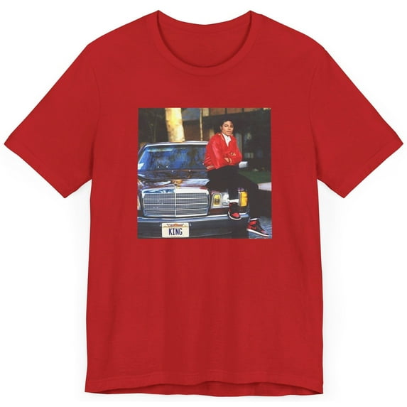 Glass House Apparel Michael King of Pop Jackson Tee for Men Graphic T-Shirt