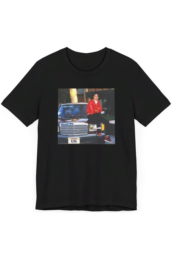 Michael King of Pop Jackson Tee for Men Graphic T-Shirt