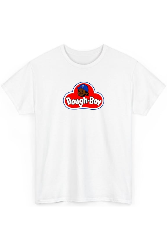 Soft Cotton Play Dough Boy T-Shirt Unisex Short Sleeve Hip Hop Rap Graphic Tee
