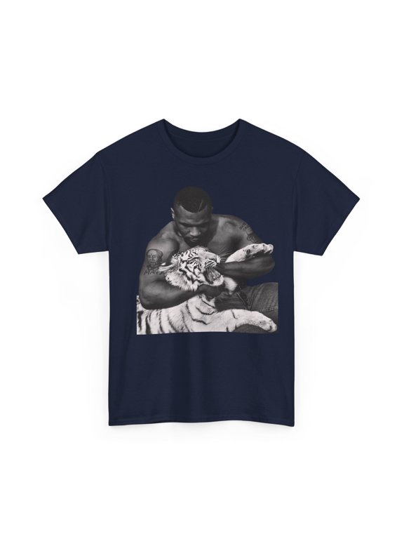 Tyson Graphic T-Shirt for Men Mike Unisex Tiger Hip Hop Streetwear T-Shirt Members Short Sleeve Tees