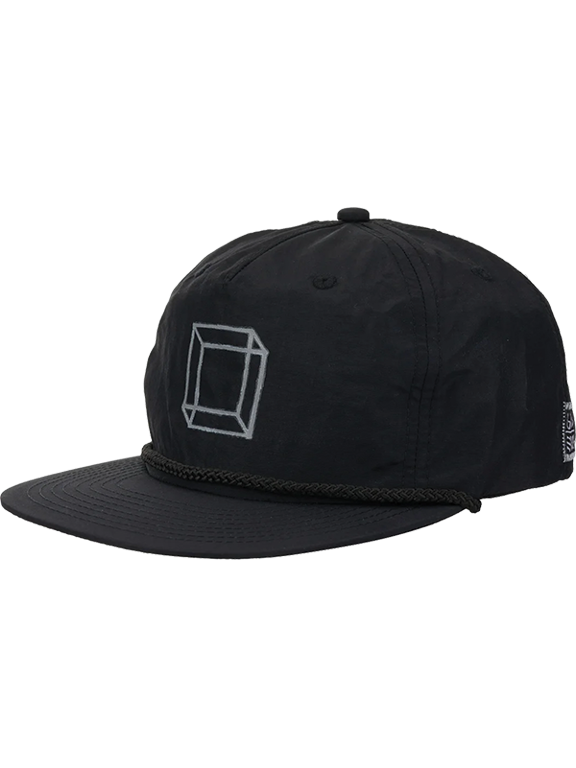 Nite Cap Rope Hat Black