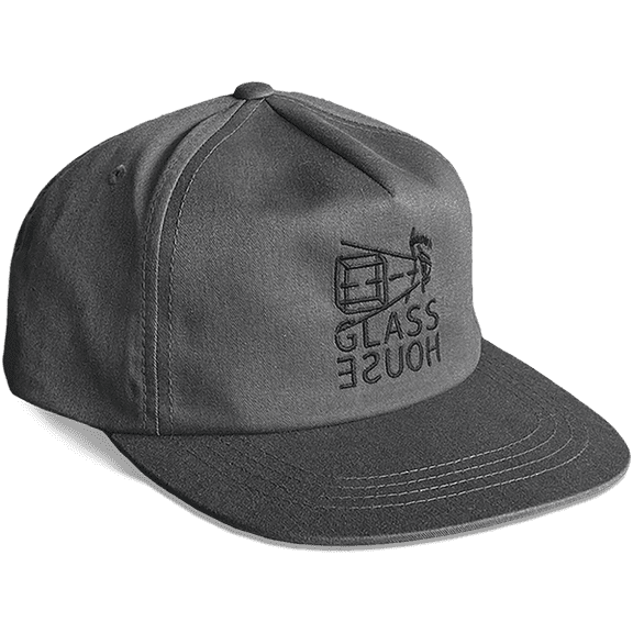 Glass House Projection Hat Charcoal