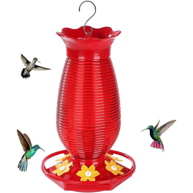 Glass Hummingbird Feeders for Outdoors Hanging, 26 OZ Humming Birds ...