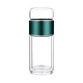thumbnail image 1 of Glass Infuser 280Ml， Glass Infuser Tea Infuser Double Wall Glass Teacup with Infuser for Loose Tea Portable Teas Steeper, 1 of 7