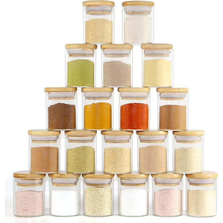 https://i5.walmartimages.com/seo/Glass-Jar-Bamboo-Lids-Urban-Green-Spice-Set-20pcs-bottles-Canisters-Airtight-Lids-Small-Food-Storage-Containers-herbs-spices-dry-food-20-sets-4oz_d70dbcbf-3913-4881-ad28-6802b6e7155c.f037b94152505d364c04ef9c5fe373f6.jpeg?odnHeight=768&odnWidth=768&odnBg=FFFFFF