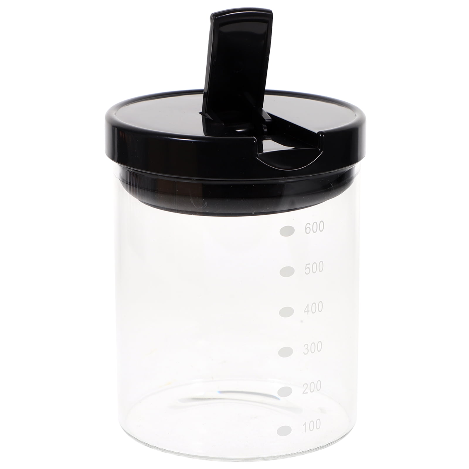 Glass Jar with Lid Cereal Desktop Decor Table Top Decor Glass Storage