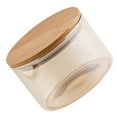 thumbnail image 1 of KALLORY Airtight Glass Storage Container with Wooden Lid, Transparent Sealed Jar for Snacks, Grains, Coffee, and Pantry Organization, 1 of 6