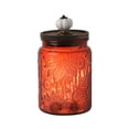 thumbnail image 1 of Glass Jar with Airtight Lid – Vintage Storage Canister for Kitchen Pantry, Container for Candy, Sugar, Coffee, Cookie, Tea, Salt, Treat, Snack, Red, 1 of 6