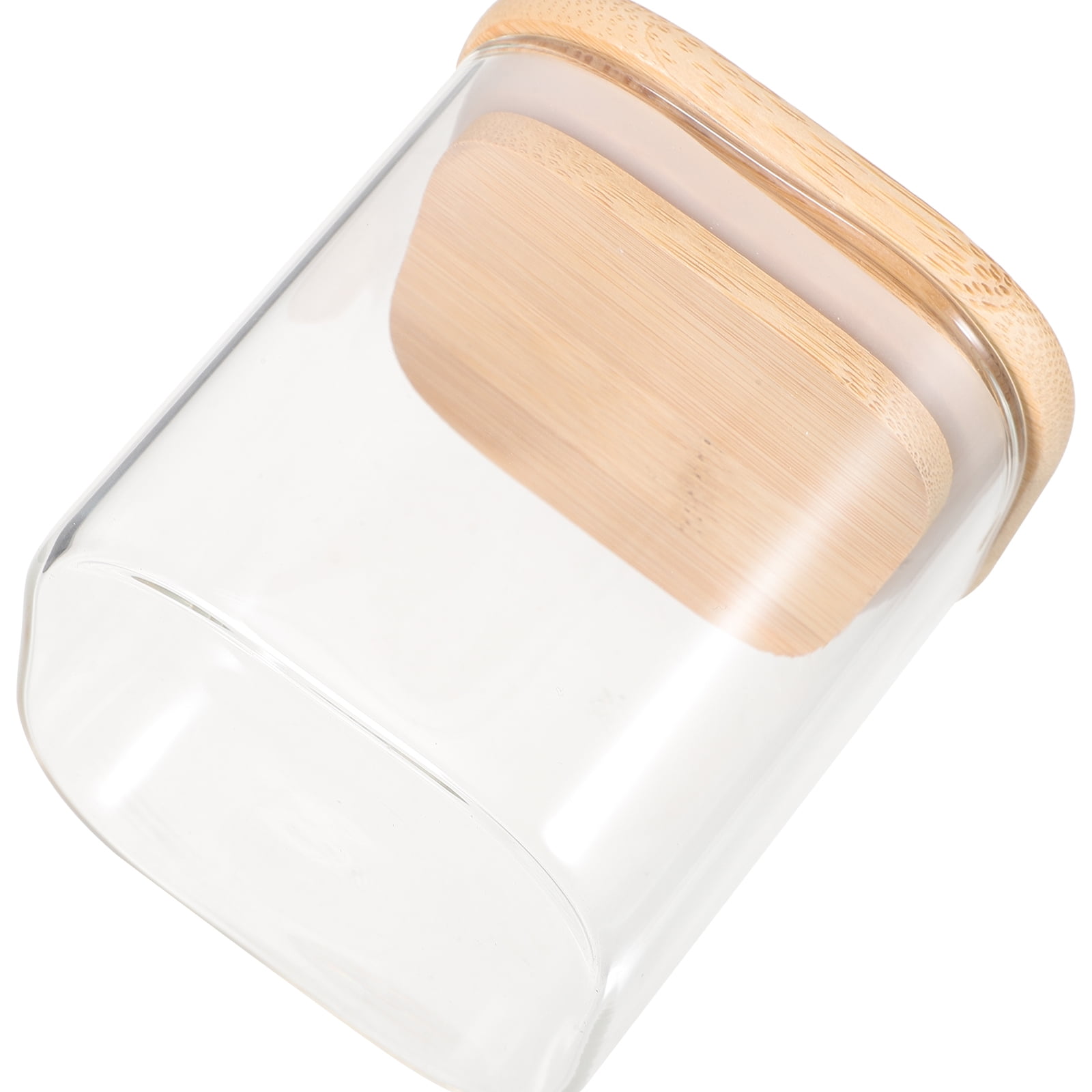 Glass Jar with Lid Kitchen Canisters Cereal Container Loose Tea