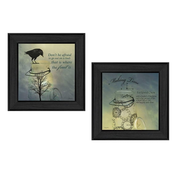 TrendyDecor4U Glass Jars Collection By Robin-Lee Vieira Wall Art V175-405