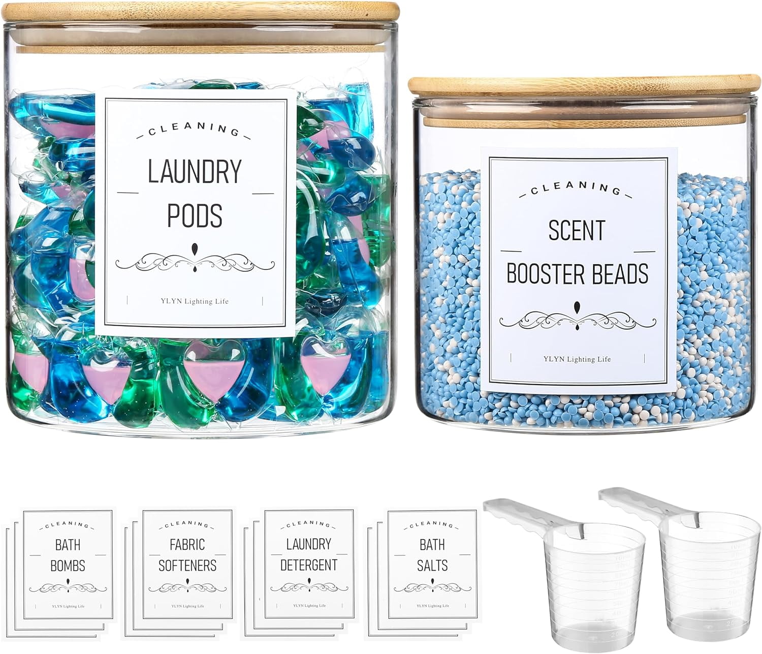 Glass Jars For Laundry Room Organization Jars Laundry Pods Container